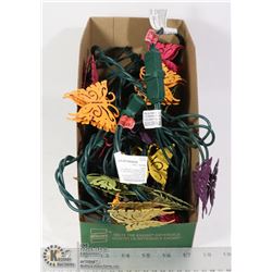 NEW METAL MULTICOLORED BUTTERFLY STRING OF LIGHTS