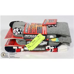 3PK LADIES HEAT WAVE SOCKS