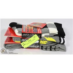 3PK MENS HEAT WAVE SOCKS