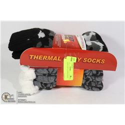 2PK LADIES COZY SLIPPER SOCKS