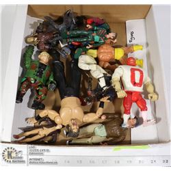 FLAT VINTAGE MIX ACTION FIGURES