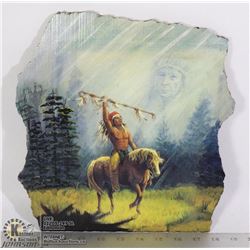 GRANITE ART INDIAN CHIEF 10.5" X 11"
