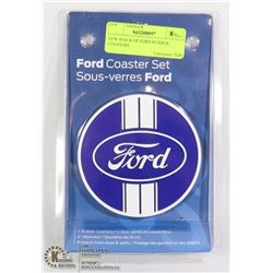NEW 4PACK OF FORD RUBBER COASTERS