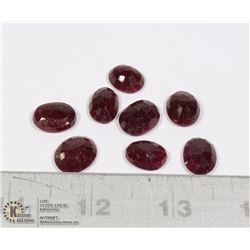 #124-RED RUBY GEMSTONES 72.60ct