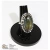 Image 1 : #72-LABRADORITE RING/ SIZE 7