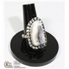 Image 1 : #68-DENDRITIC OPAL RING/ SIZE 8.75