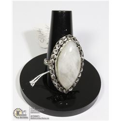 #60-MOONSTONE RING/ SIZE 6