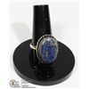 Image 1 : #52-LAPIZ LAZULI RING/ SIZE 8