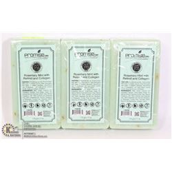3 BARS OF PROMISE CBD ROSEMARY MINT WITH