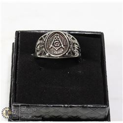 MASONIC MENS RING SIZE 11