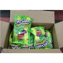 CASE WITH 12 180G PACKS LIFE SAVER SOUR GUMMIES