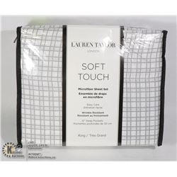 NEW KING SIZE MICROFIBER SHEET SET