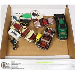 FLAT OF VINTAGE CARS OF ASSORTED SCALES