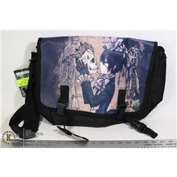 NEW ANIMATED SKULL/BRIDE BOOK/LAPTOP BAG