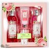Image 1 : NEW 4PC OPALINE SPA  ROSE PETAL BATH GIFT SET
