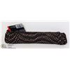 Image 1 : NEW 3/8" X 75' BLACK BRAIDED POLYPROPYLENE ROPE