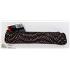 Image 1 : NEW 3/8" X 75' BLACK BRAIDED POLYPROPYLENE ROPE