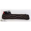 Image 1 : NEW 3/8" X 75' BLACK BRAIDED POLYPROPYLENE ROPE