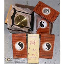 6 NEW WIND CHIMES MOSTLY ASIAN THEMED