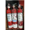 Image 1 : LOT OF 3 FIRE EXTINGUISHERS