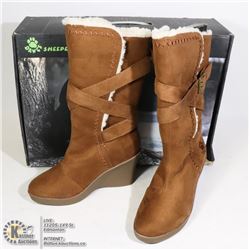 DAWGS WOMENS FASHION 11" WEDGE BUCKLE BOOTS