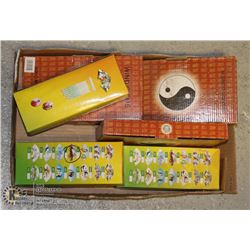 6 NEW WIND CHIMES MOSTLY ASIAN THEMED