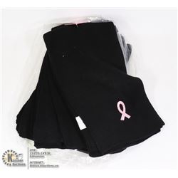 LOT OF 6 NEW PINK RIBBON CAMPAIGN SCARFS LIGHT