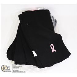LOT OF 6 NEW PINK RIBBON CAMPAIGN SCARFS LIGHT