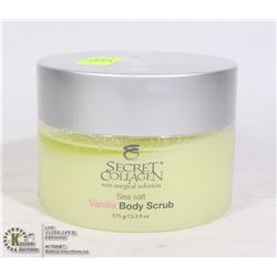 SECRET COLLAGEN SEA SALT VANILLA BODY SCRUB