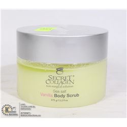 SECRET COLLAGEN SEA SALT VANILLA BODY SCRUB
