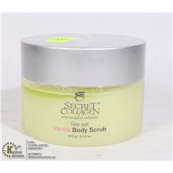 SECRET COLLAGEN SEA SALT VANILLA BODY SCRUB
