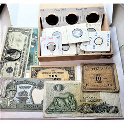 22)  WOODEN CIRARELLO BOX CONTAINING: