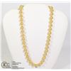 Image 1 : #204-SEA SHELL PEARL NECKLACE 17.5"/10mm