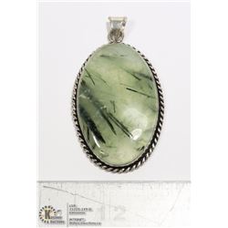 #48-PREHNITE PENDANT