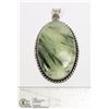 Image 1 : #48-PREHNITE PENDANT