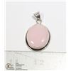 Image 1 : #9-PINK ROSE QUARTZ PENDANT