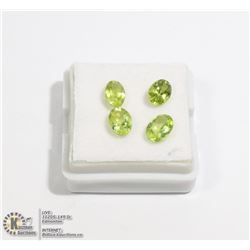 #160-GREEN PERIDOT GEMSTONES 3.20ct