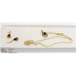 VINTAGE MATCH EARRING NECKLACE SET