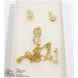 VINTAGE MATCH EARRING NECKLACE SET