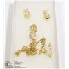Image 1 : VINTAGE MATCH EARRING NECKLACE SET
