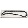 Image 1 : 17'' HEMATITE BEADED NECKLACE