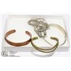 Image 1 : LOT OF 4 VINTAGE WOMEN'S BRACELETS