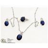 Image 1 : SET, NEW EARRING PENDANT RING SET