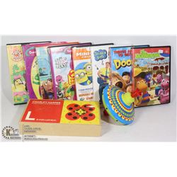 VINTAGE KIDS BOX OF PLAY THINGS