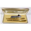 Image 1 : 14KT GOLD NIB PARKER FOUNTAIN PEN/BALLPOINT SET