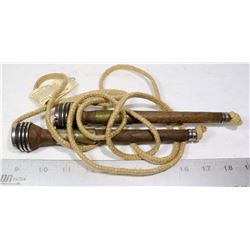 SKIPPING ROPE MADE WITH ANTIQUE BOBBINS