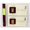 Image 1 : 22k GOLD BIRD STAMPS FIRST DAY COVER STAMP