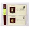Image 1 : 22k GOLD BIRD STAMPS FIRST DAY COVER STAMP