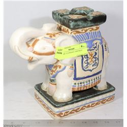 CERAMIC ELEPHANT ASHTRAY