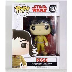 POP STAR WARS ROSE #197 FIGURE, NEW SEALED